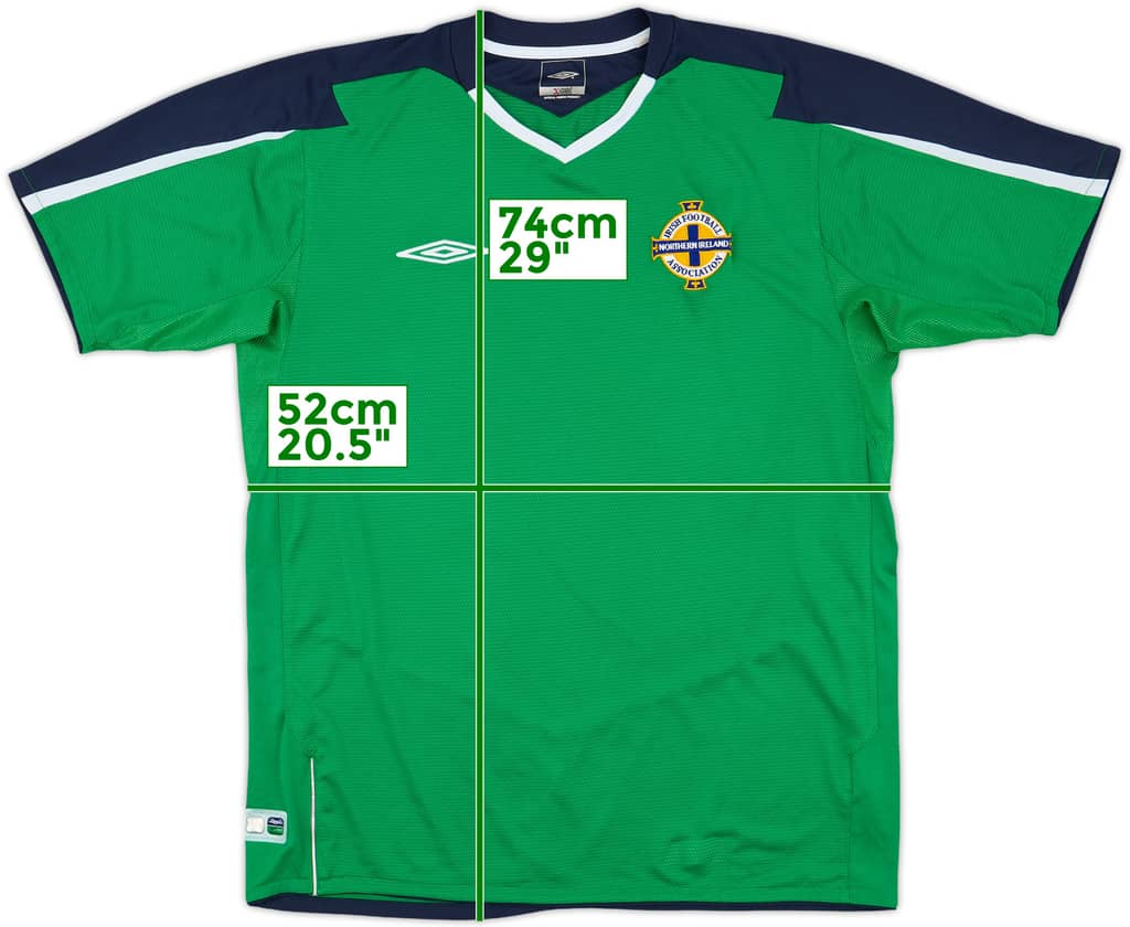 2004-06 Northern Ireland Umbro Home Shirt - 7/10 - (L)