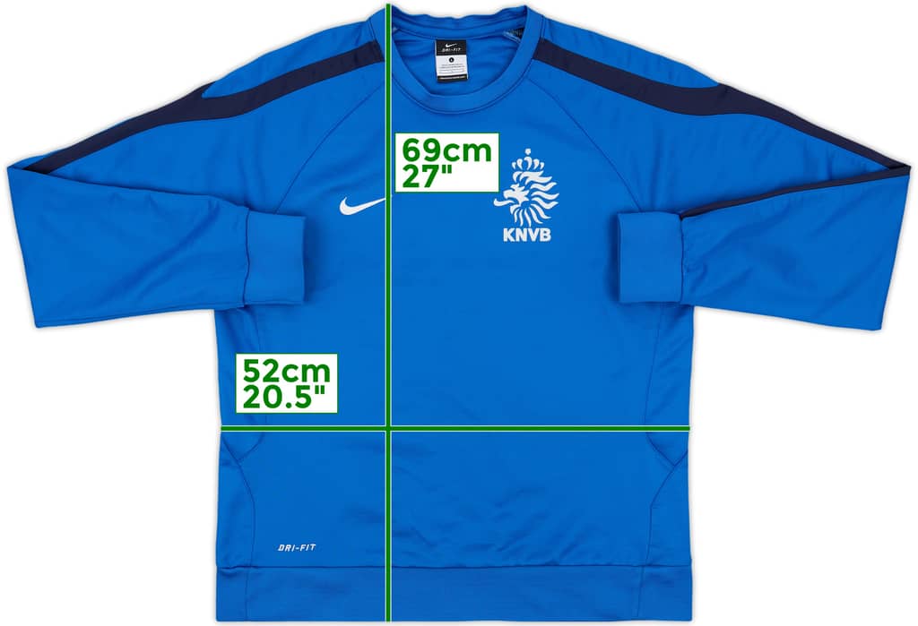 2010-11 Netherlands Nike Sweat Top - 6/10 - (L)