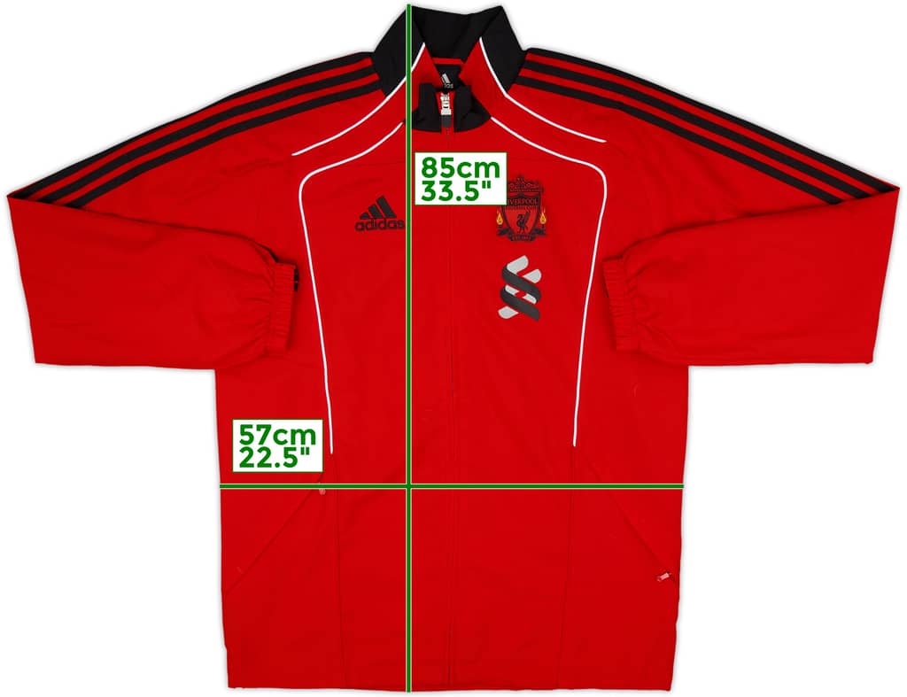 2010-11 Liverpool adidas Track Jacket - 5/10 - (M)