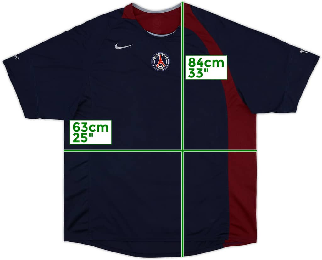 2004-05 Paris Saint-Germain Nike Training Shirt - 8/10 - (XXL)
