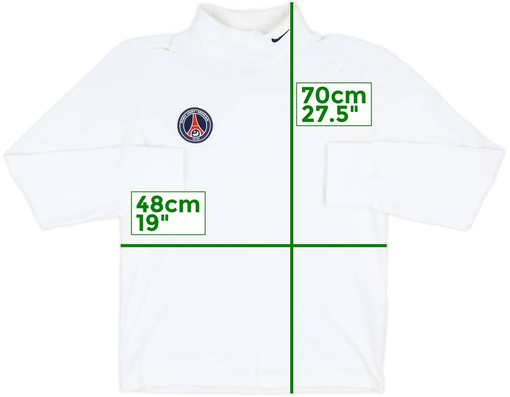 2004-05 Paris Saint-Germain Nike Rollneck Sweat Top - 9/10 - (M)