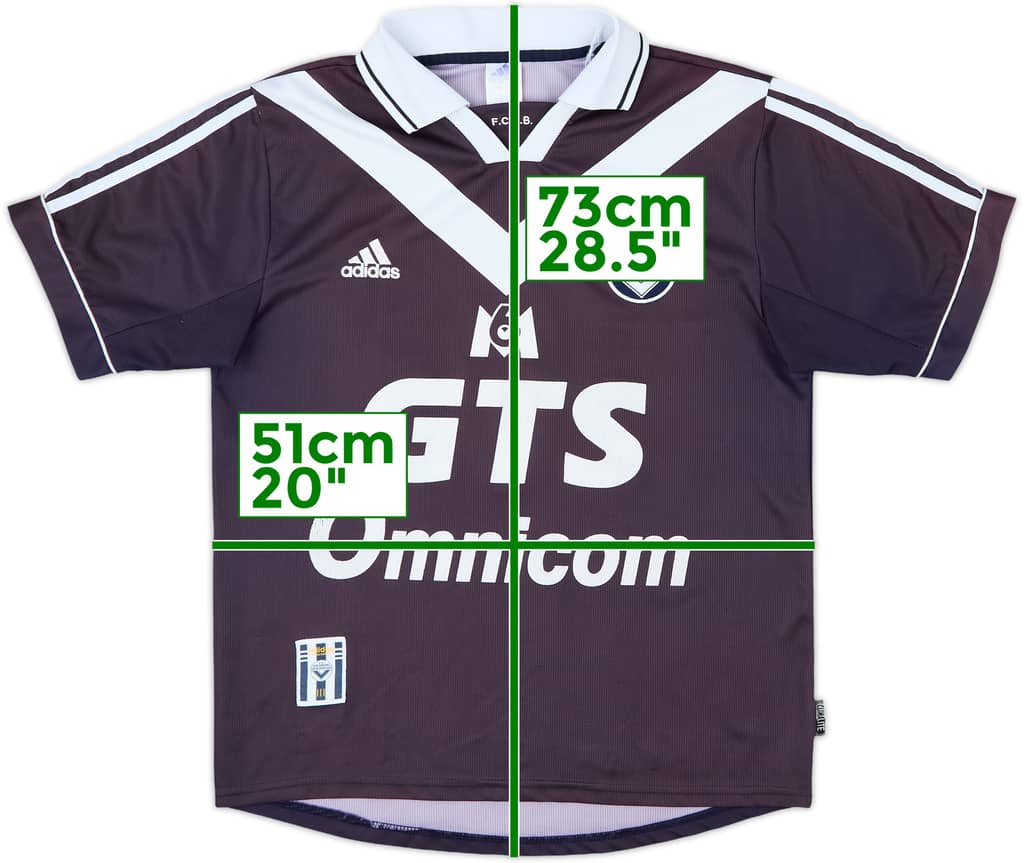 2000-01 Bordeaux Home Shirt - 6/10 - (S)