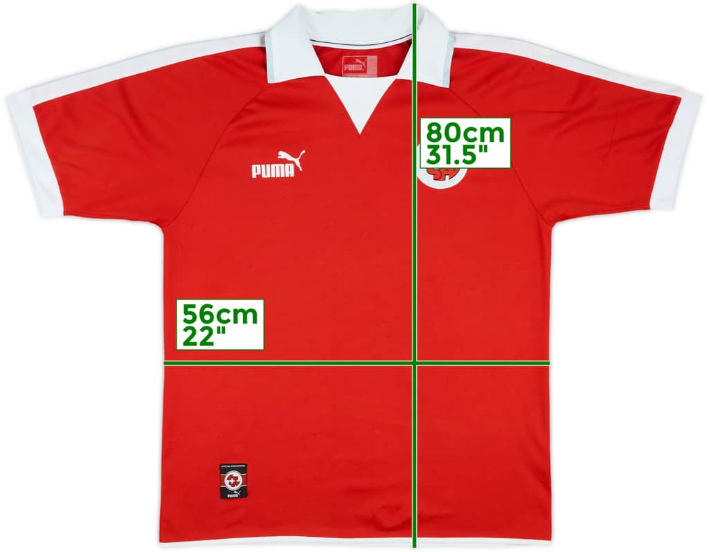2002-04 Switzerland Home Shirt - 8/10 - (L)