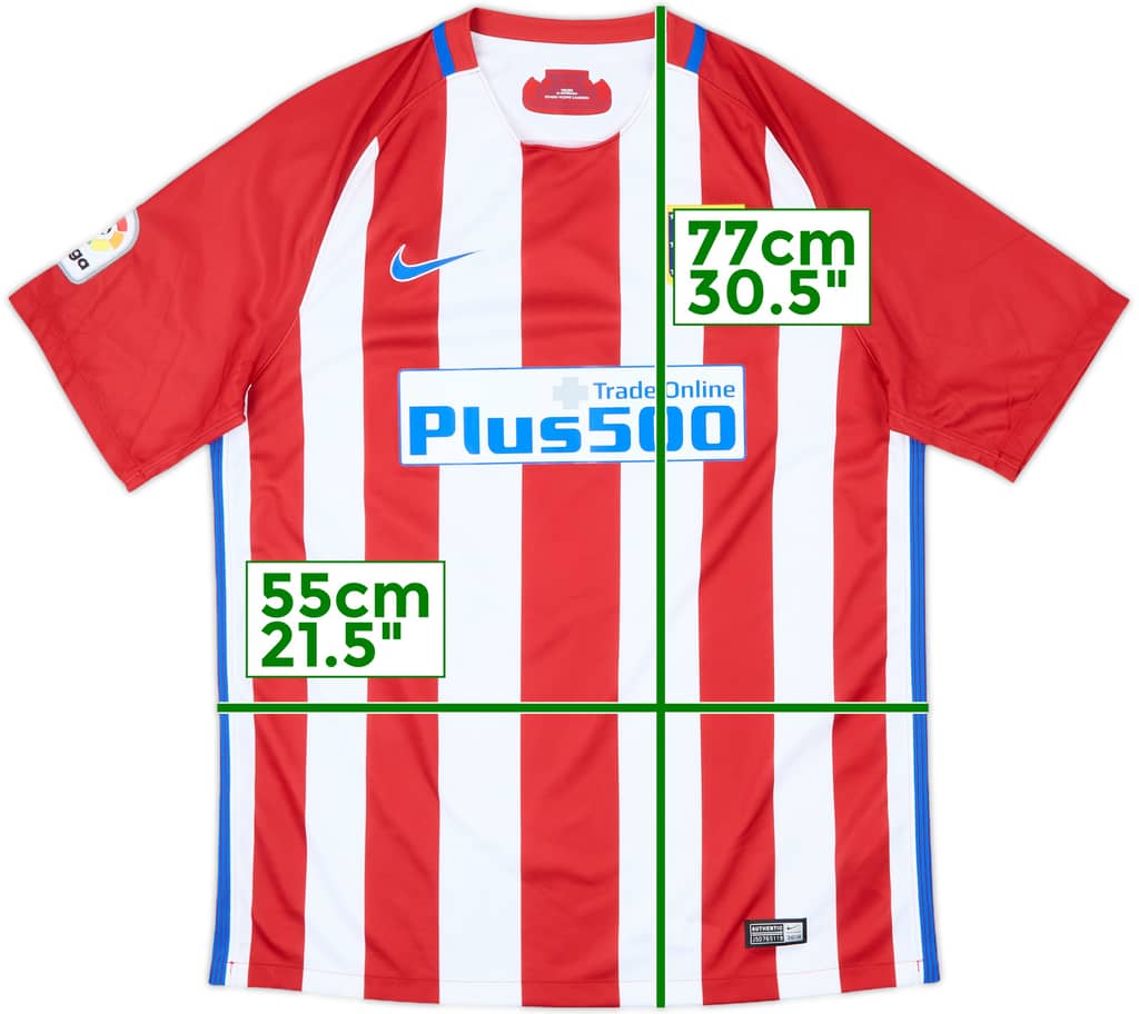 2016-17 Atletico Madrid Home Shirt - 5/10 - (L)