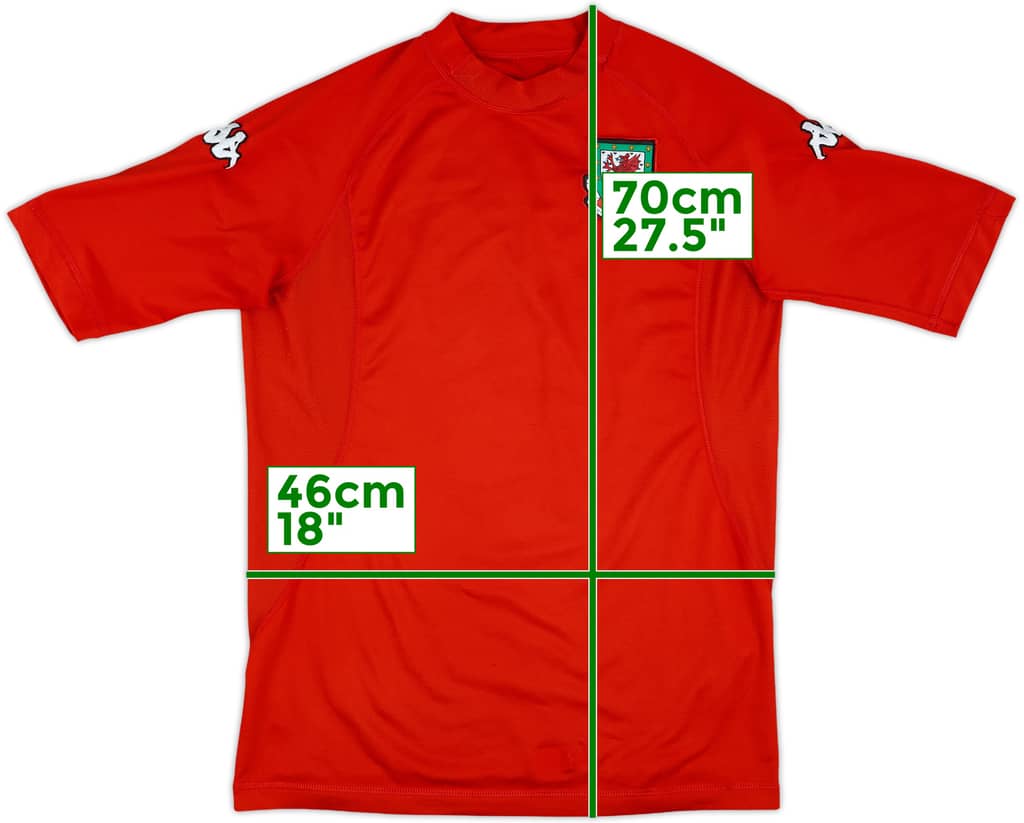 2004-06 Wales Home Shirt - 7/10 - (S)