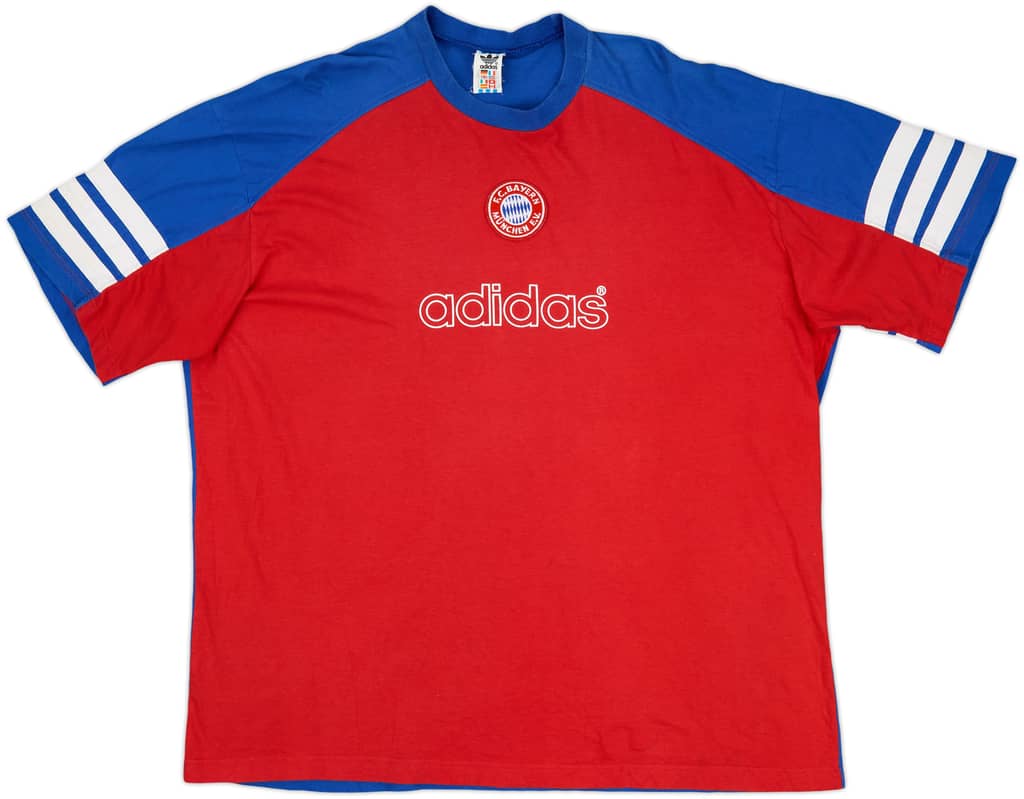 1995-96 Bayern Munich adidas Cotton Tee - 8/10 - (XL)