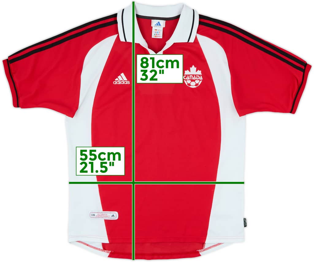 2000-02 Canada Home Shirt - 8/10 - (L)