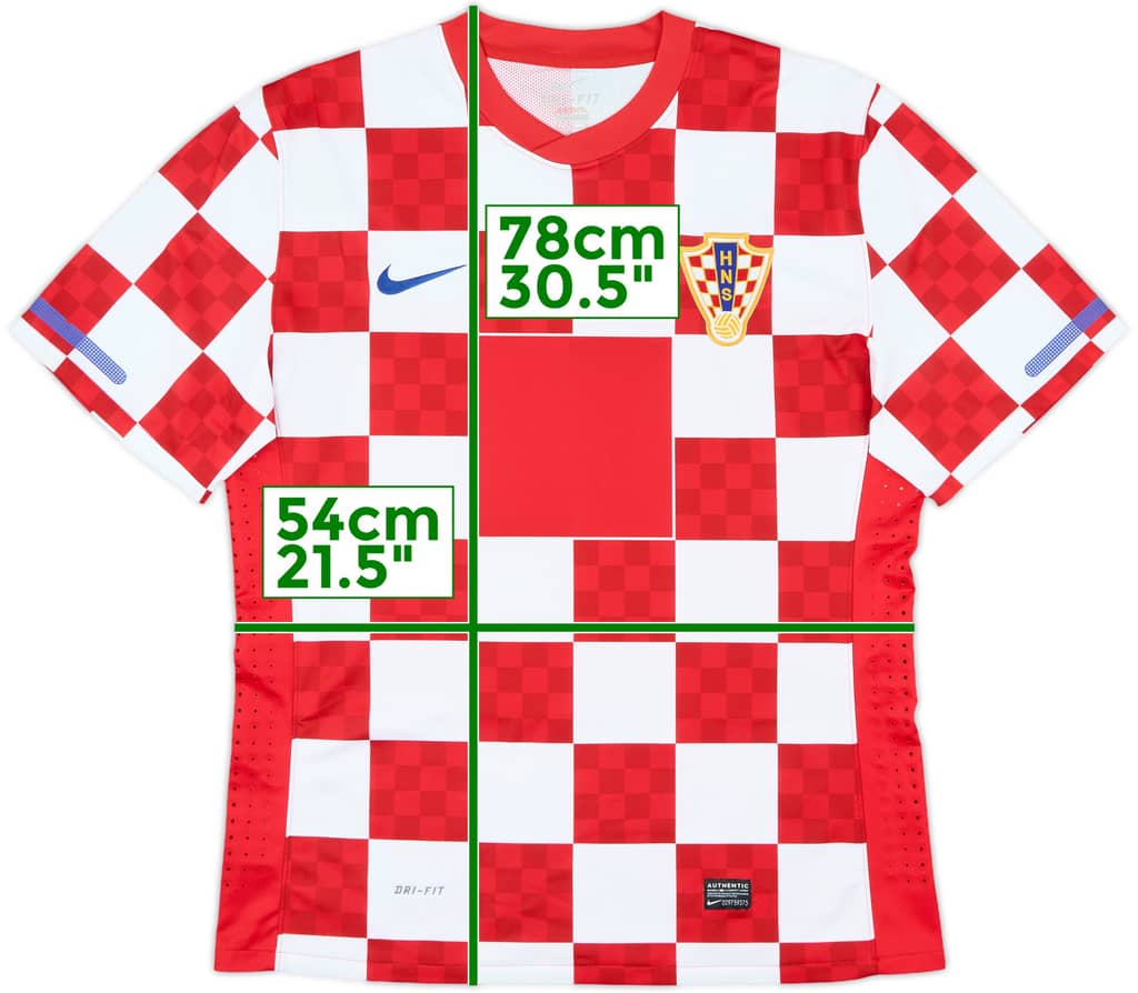 2010-12 Croatia Player Issue Home Shirt - 9/10 - (XL)
