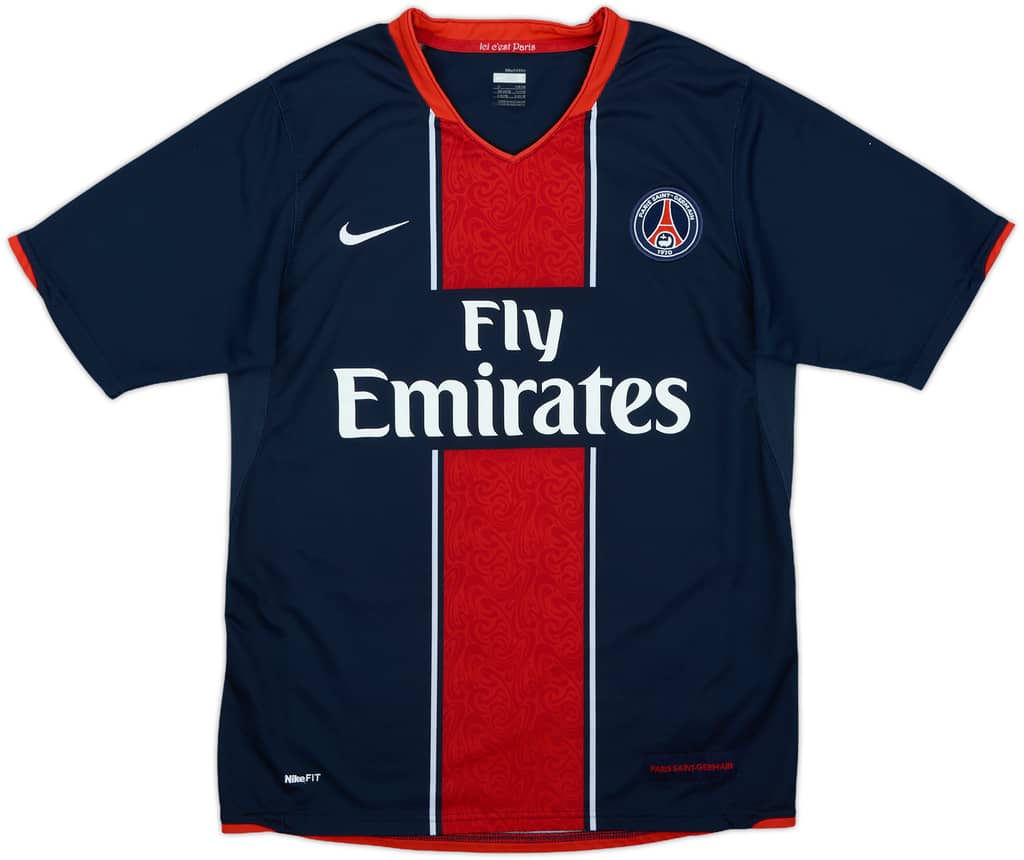 2007-08 Paris Saint-Germain Home Shirt - 8/10 - (S)