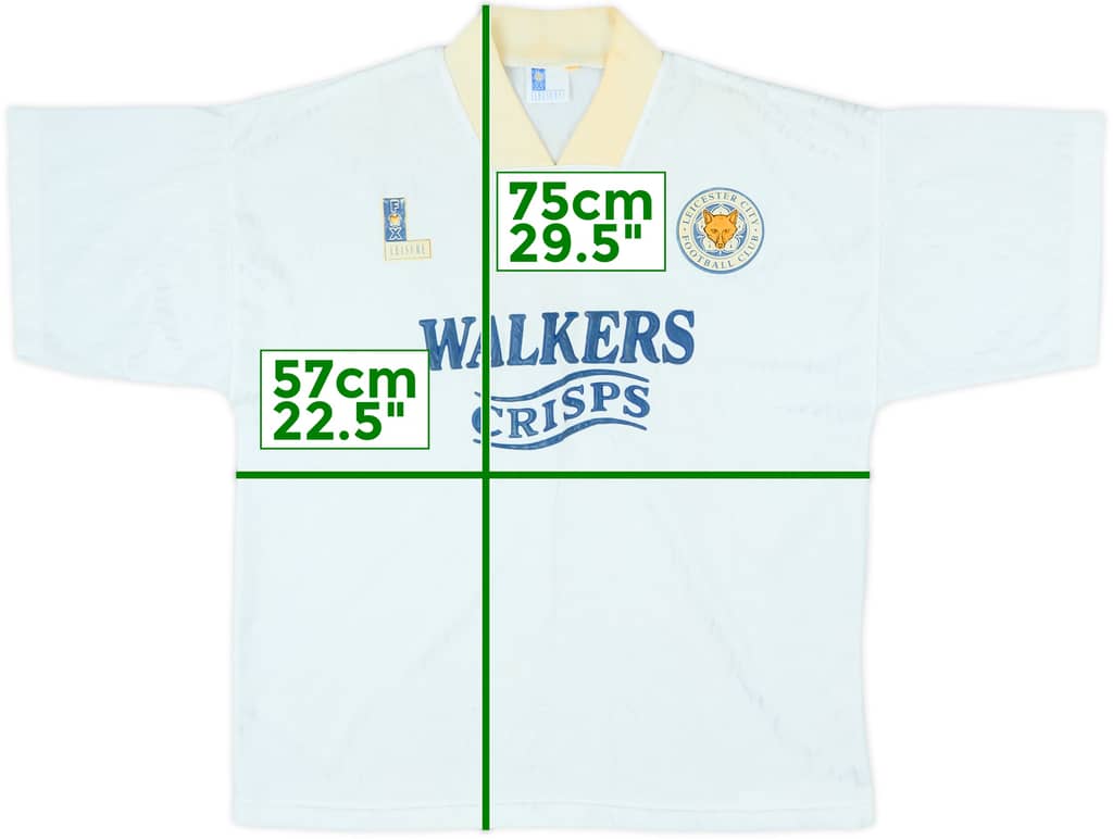 1992-94 Leicester Away Shirt - 7/10 - (L)