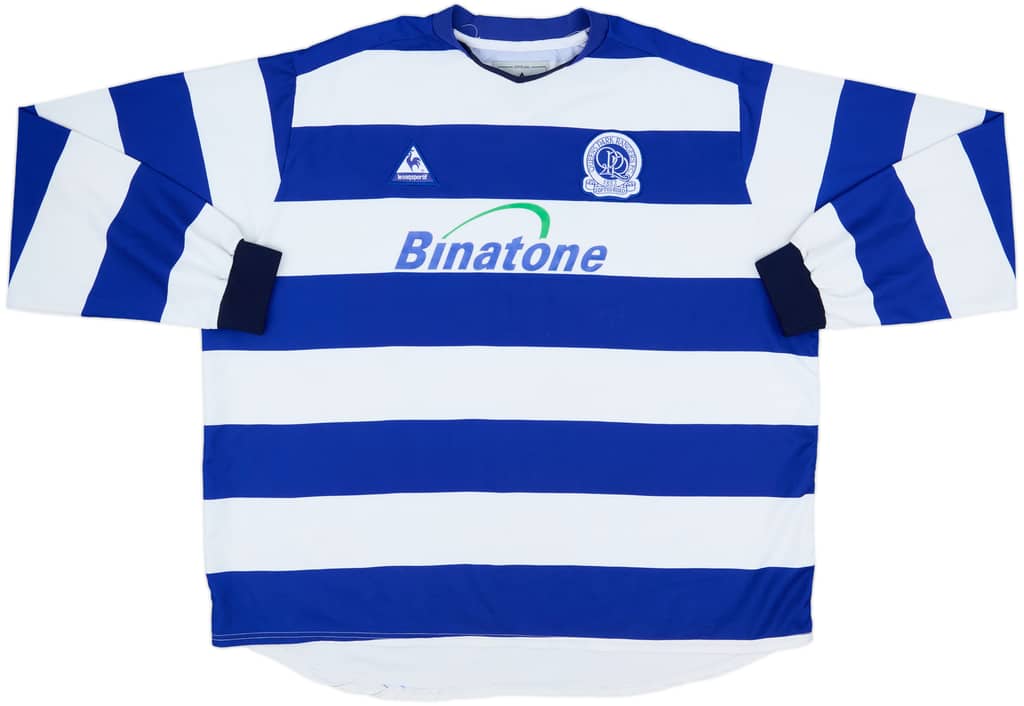 2003-05 QPR Home L/S Shirt - 8/10 - (3XL)