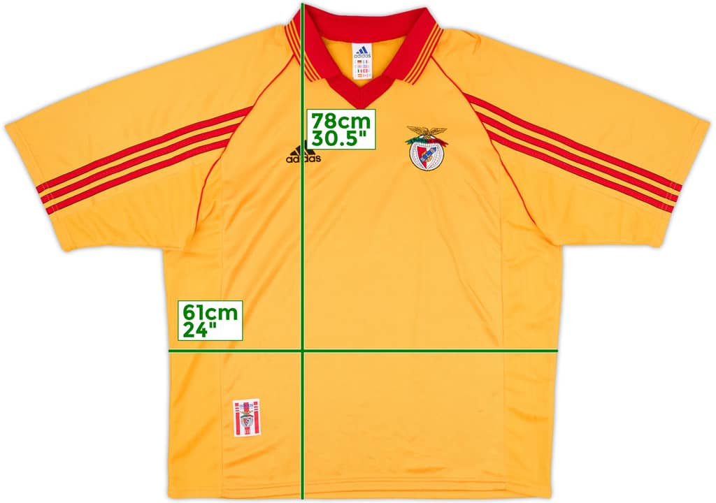 1998-99 Benfica Away Shirt - 10/10 - (XL)