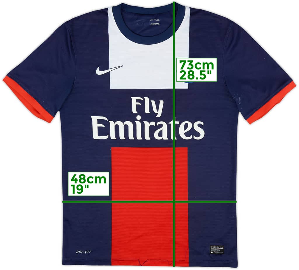 2013-14 Paris Saint-Germain Home Shirt - 5/10 - (S)