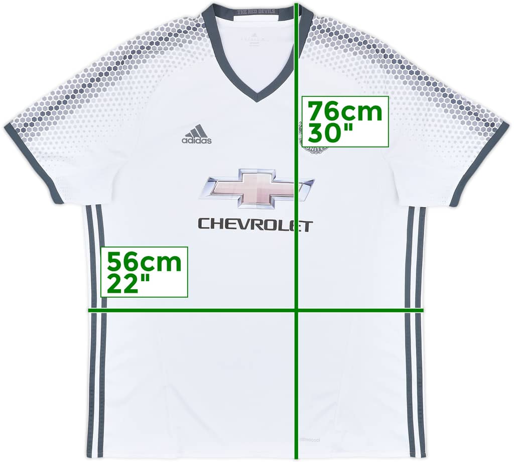 2016-17 Manchester United Third Shirt - 5/10 - (XXL)