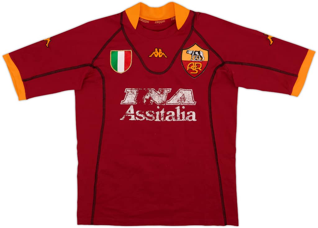 2001-02 Roma Home Shirt - 4/10 - (S)