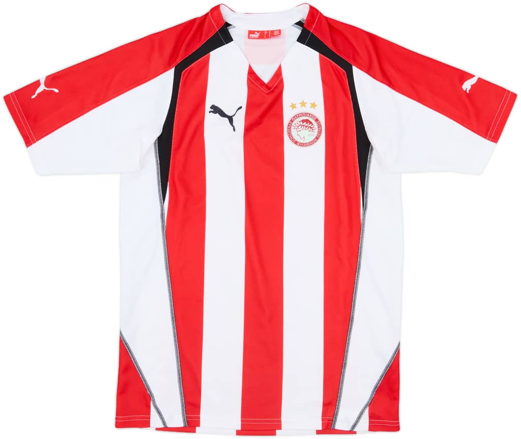 2005-06 Olympiakos Home Shirt - 9/10 - (M)