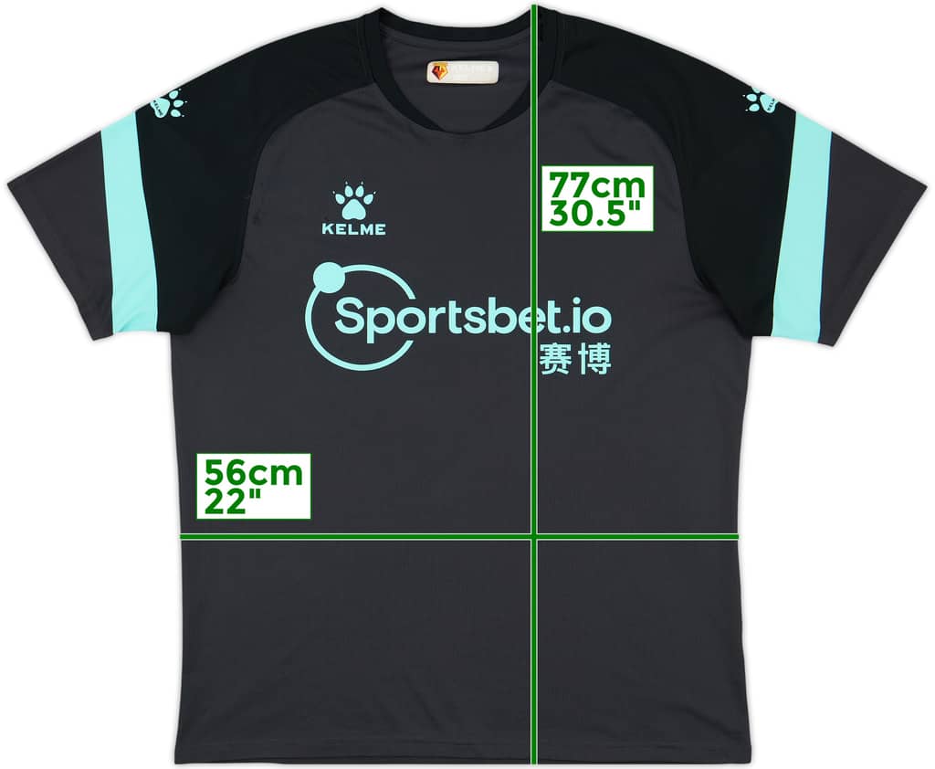 2023-24 Watford Kelme Training Shirt - 7/10 - (XXL)