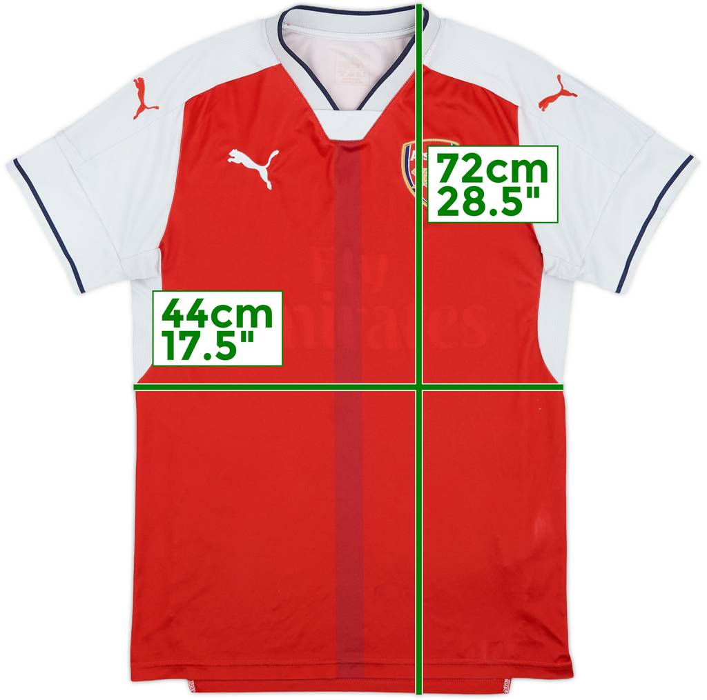 2016-17 Arsenal Home Shirt - 4/10 - (S)