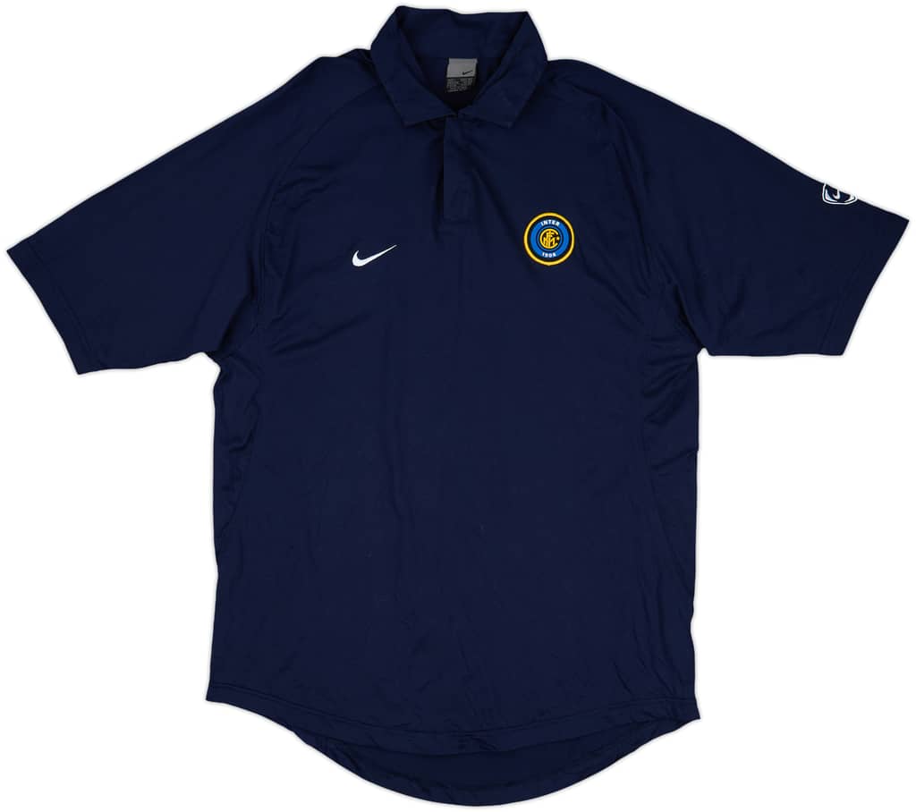 2003-04 Inter Milan Nike Polo Shirt - 8/10 - (L)