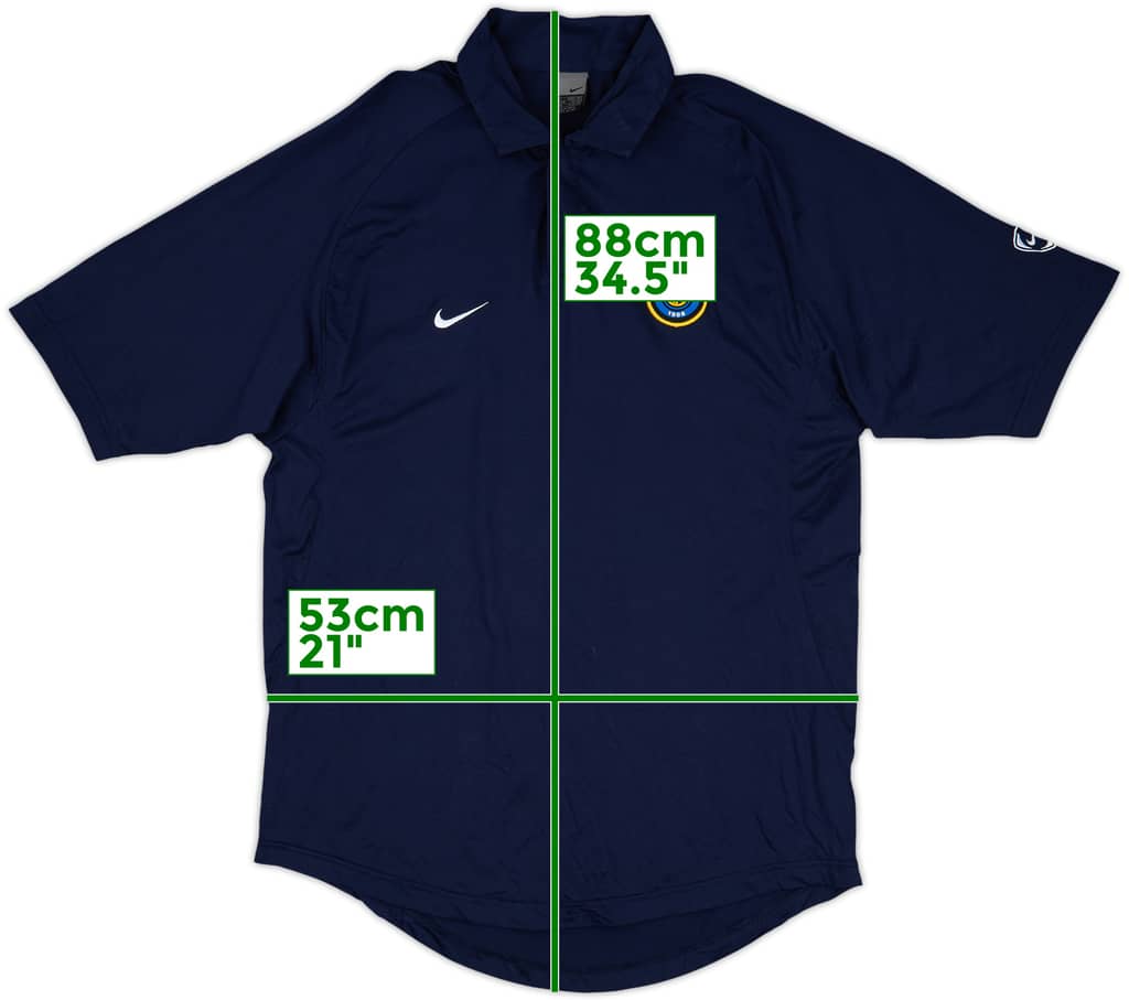 2003-04 Inter Milan Nike Polo Shirt - 8/10 - (L)