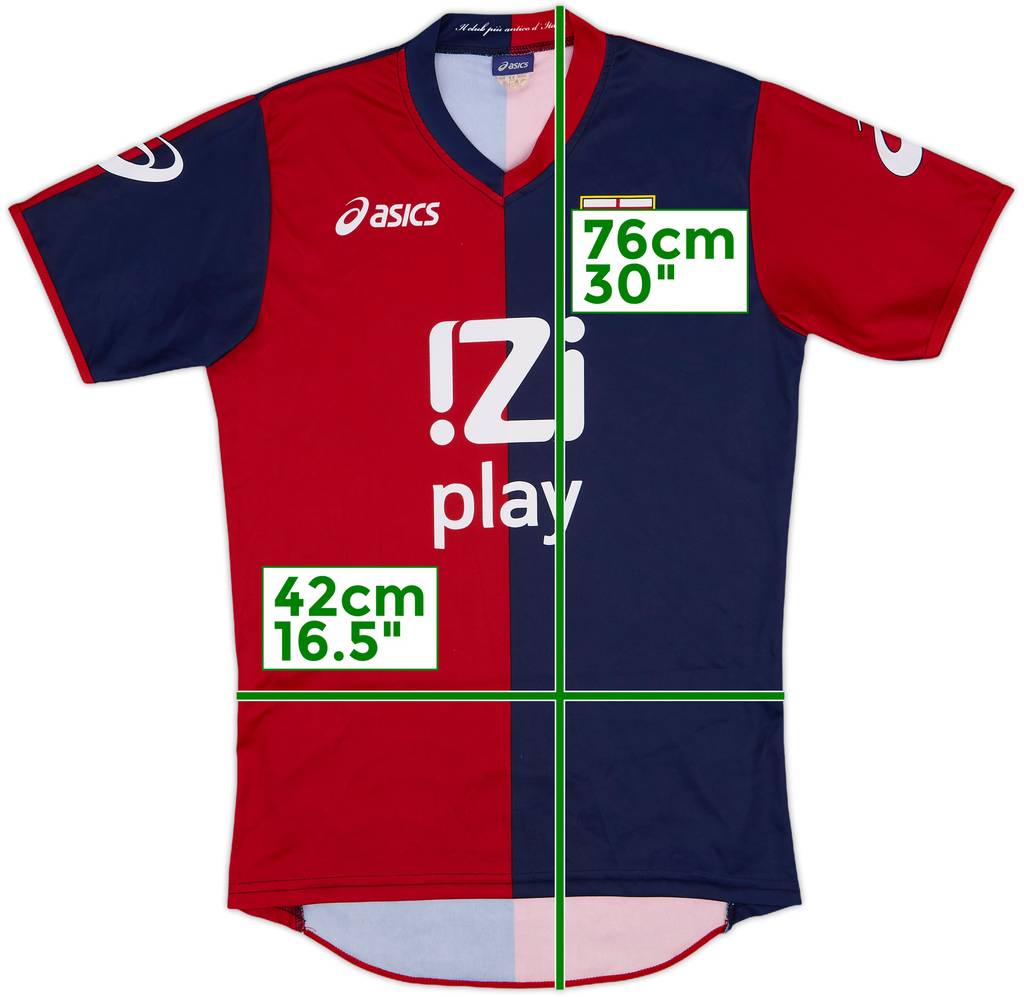 2010-11 Genoa Home Shirt - 9/10 - (Women's M)