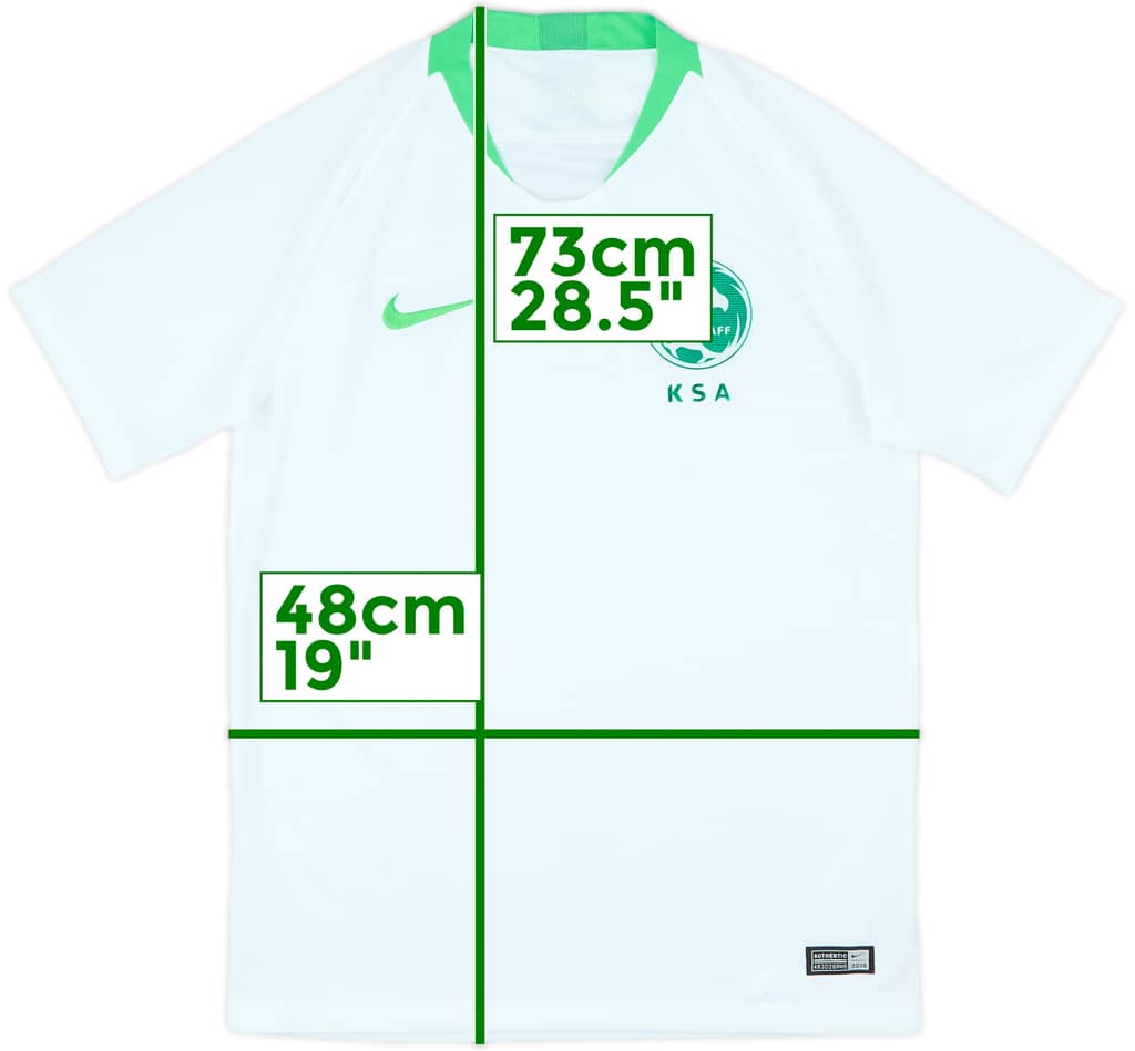 2018 Saudi Arabia Home Shirt - 9/10 - (S)