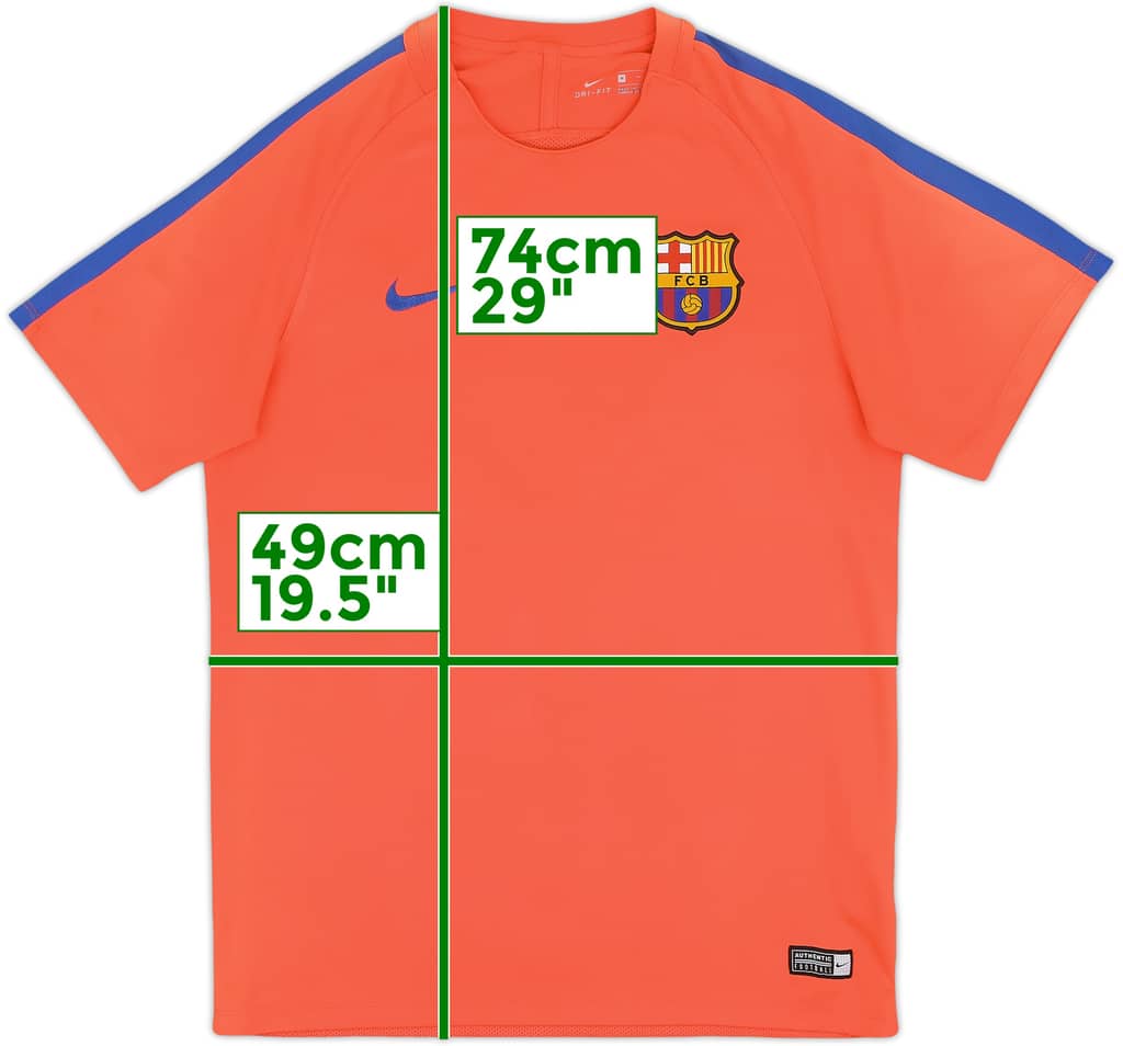 2016-17 Barcelona Nike Training Shirt - 8/10 - (M)