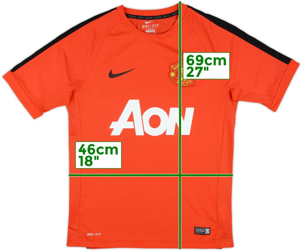 2014-15 Manchester United Nike Training Shirt - 8/10 - (M)