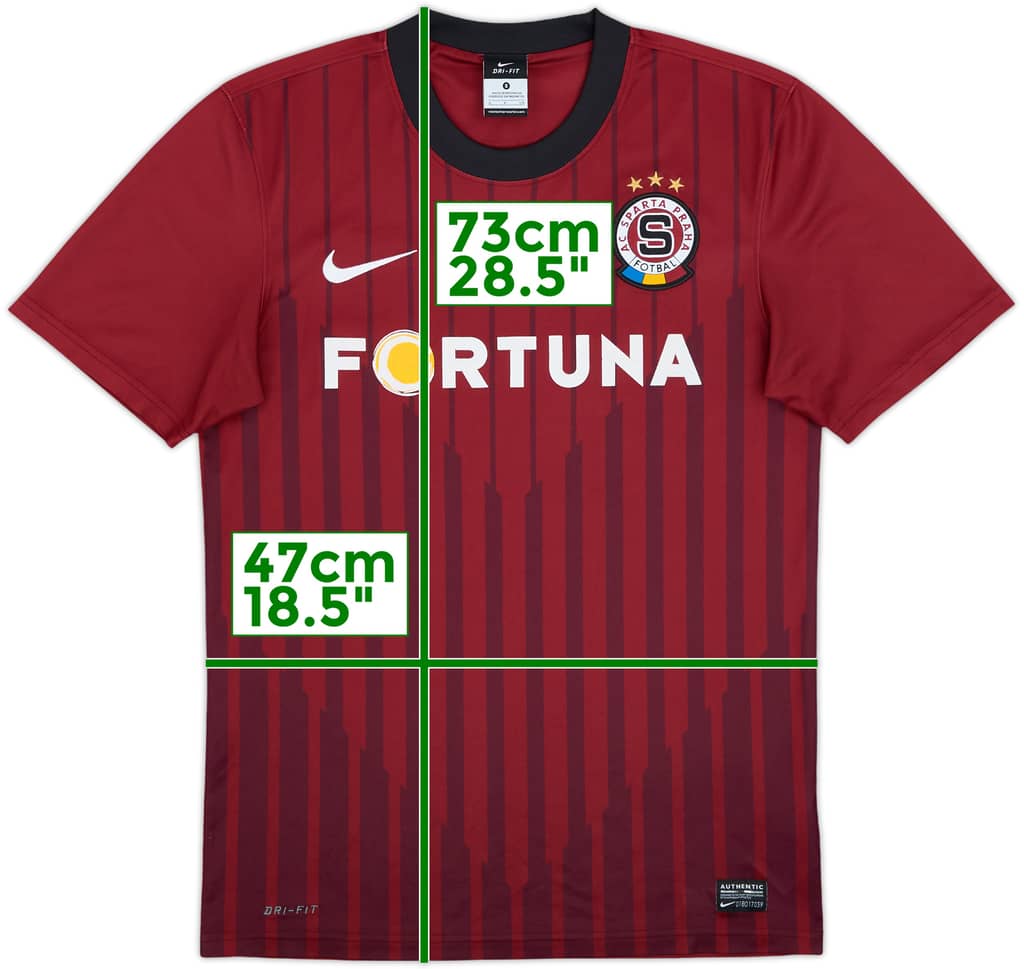 2011-12 Sparta Prague Home Shirt - 8/10 - (S)