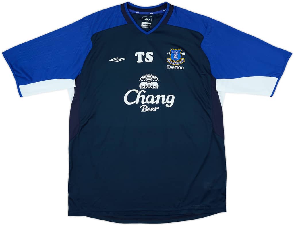 2005-06 Everton Staff Issue Umbro Training Shirt TS - 8/10 - (XXL)
