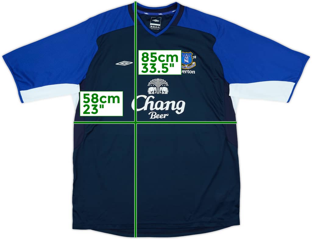 2005-06 Everton Staff Issue Umbro Training Shirt TS - 8/10 - (XXL)