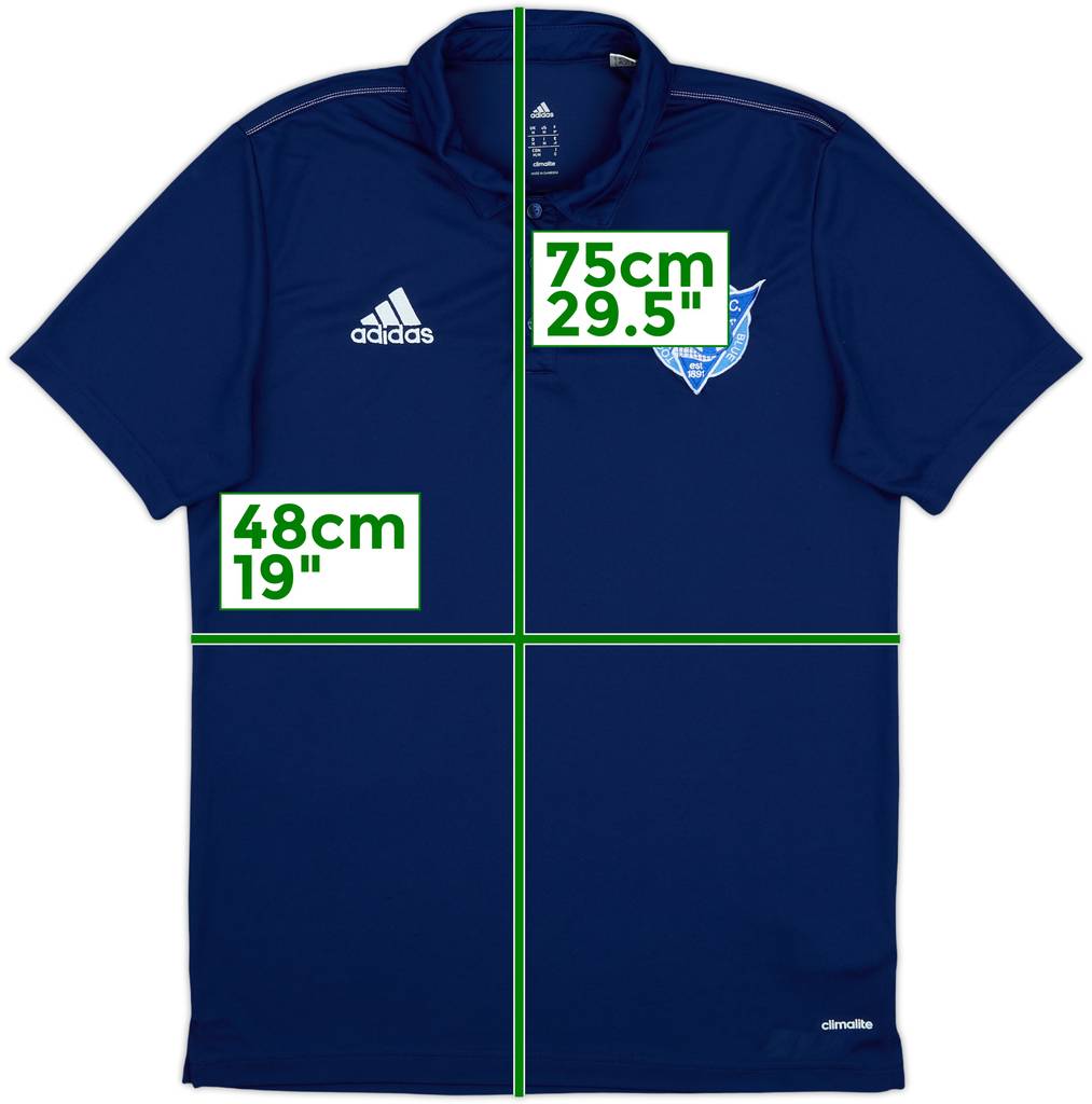 2016-17 Peterhead adidas Polo Shirt - 9/10 - (M)
