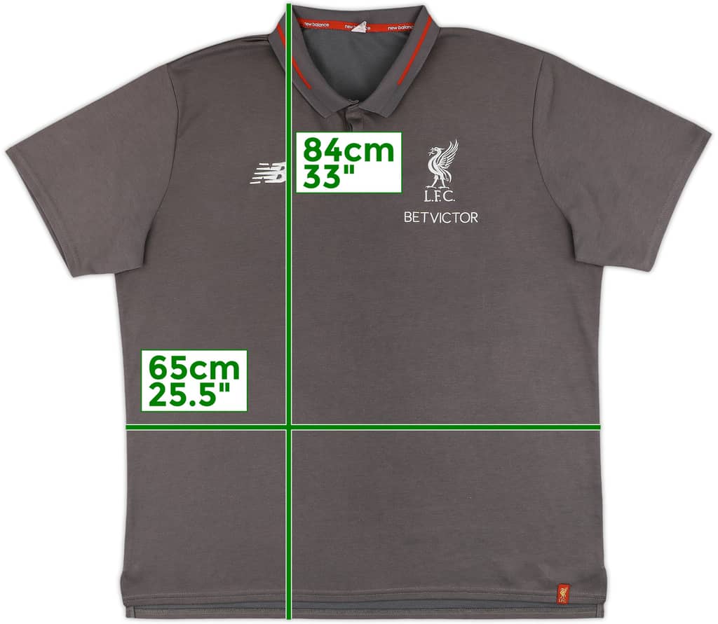 2018-19 Liverpool New Balance Polo Shirt - 8/10 - (XXL)