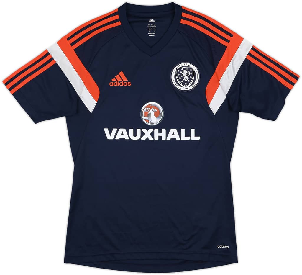 2013-14 Scotland adidas Training Shirt - 10/10 - (S)