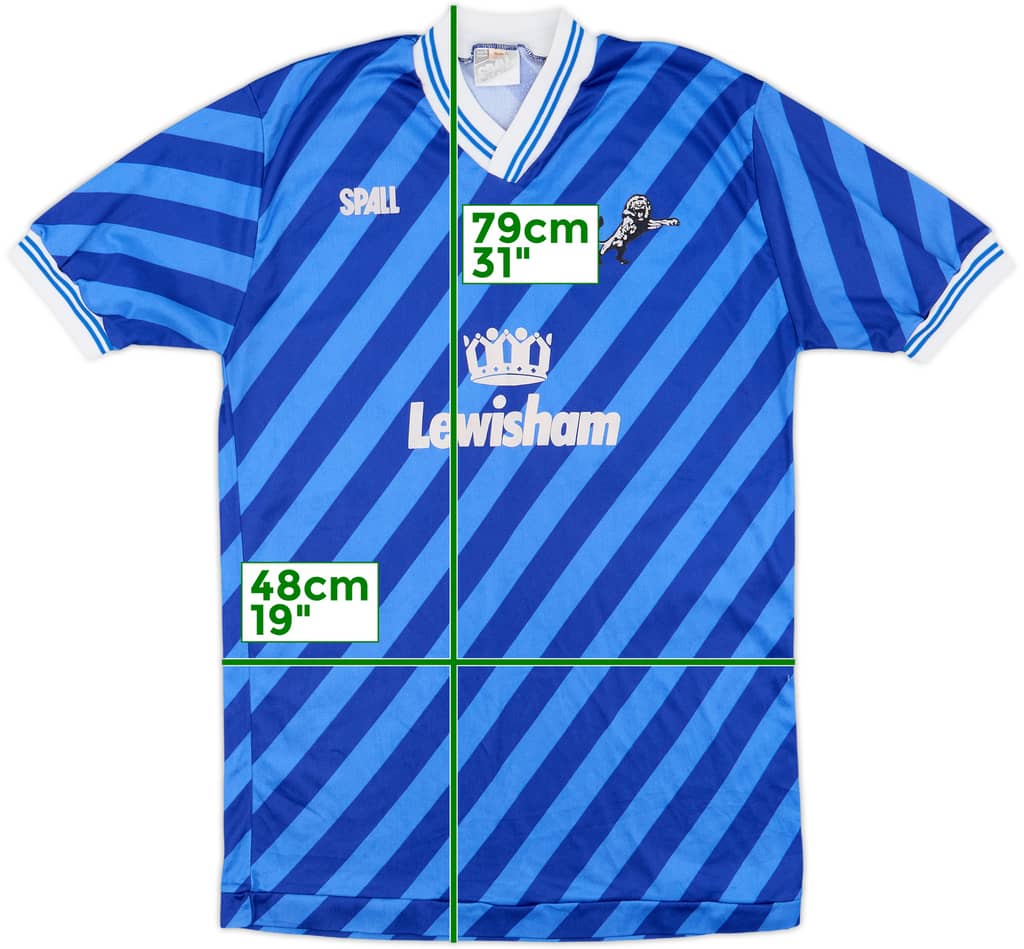 1987-89 Millwall Home Shirt - 9/10 - (M)