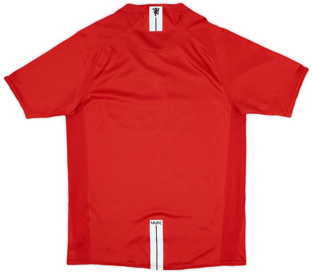 2007-09 Manchester United Home Shirt - 8/10 - (XL.Boys)