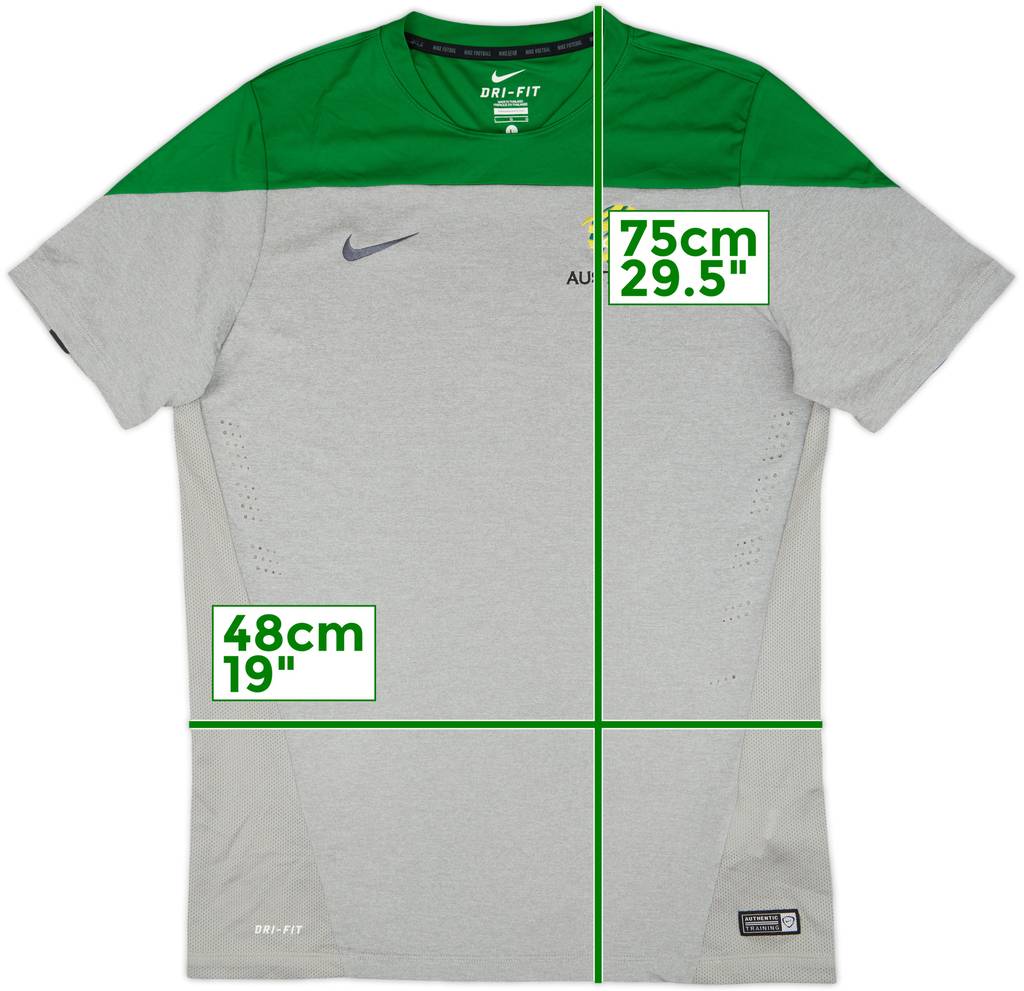2014-15 Australia Nike Player Issue Training Shirt - 9/10 - (L)