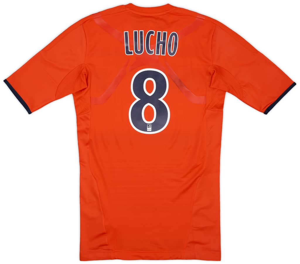 2011-12 Olympique Marseille Player Issue TechFit Third Shirt Lucho #8 (L)