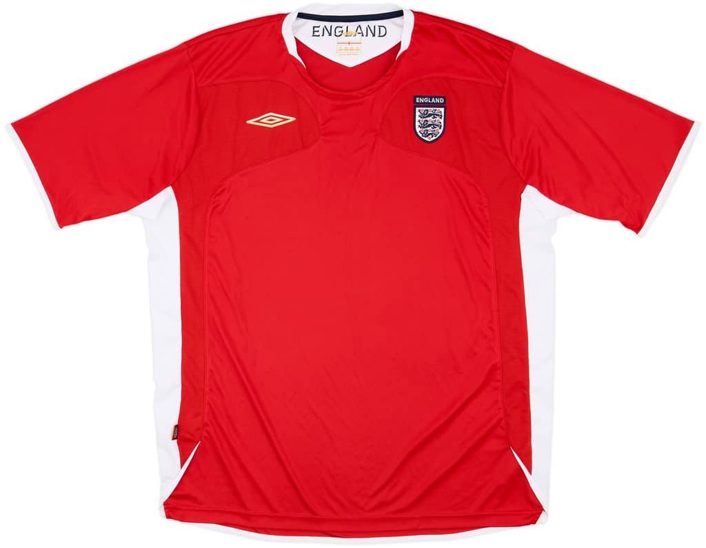 2006-07 England Umbro Training Shirt - 9/10 - (XXL)