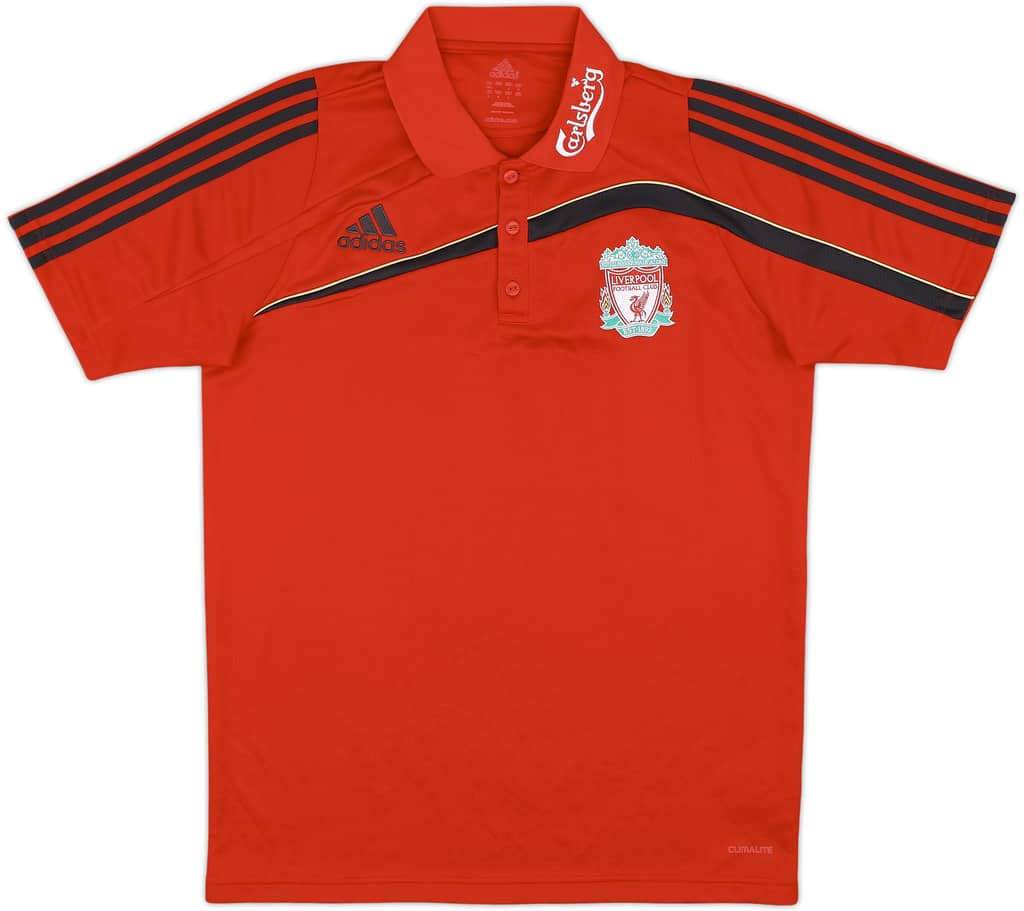 2009-10 Liverpool adidas Polo Shirt - 8/10 - (M)