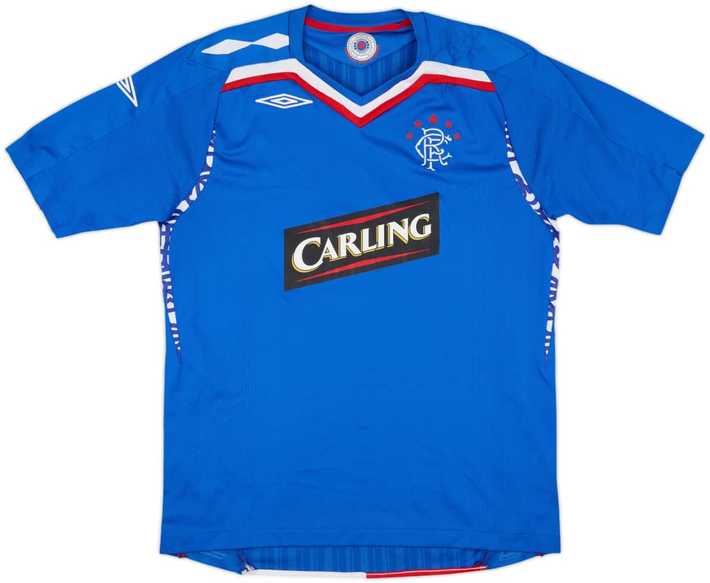 2007-08 Rangers Home Shirt - 7/10 - (L)