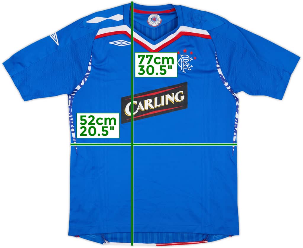 2007-08 Rangers Home Shirt - 7/10 - (L)