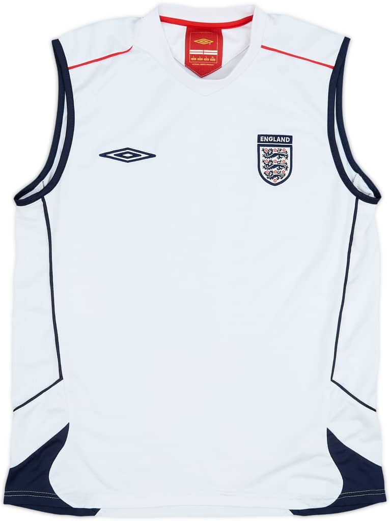 2004-05 England Umbro Training Vest - 8/10 - (L)