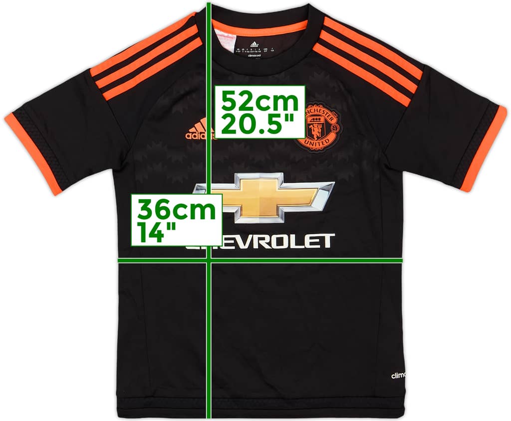 2015-16 Manchester United Third Shirt - 8/10 - (S.Boys)