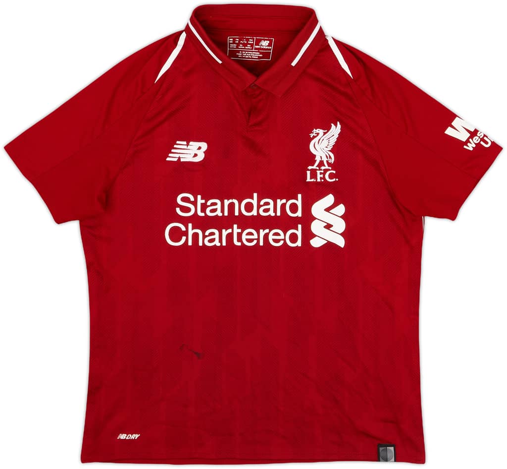 2018-19 Liverpool Home Shirt - 6/10 - (M.Boys)