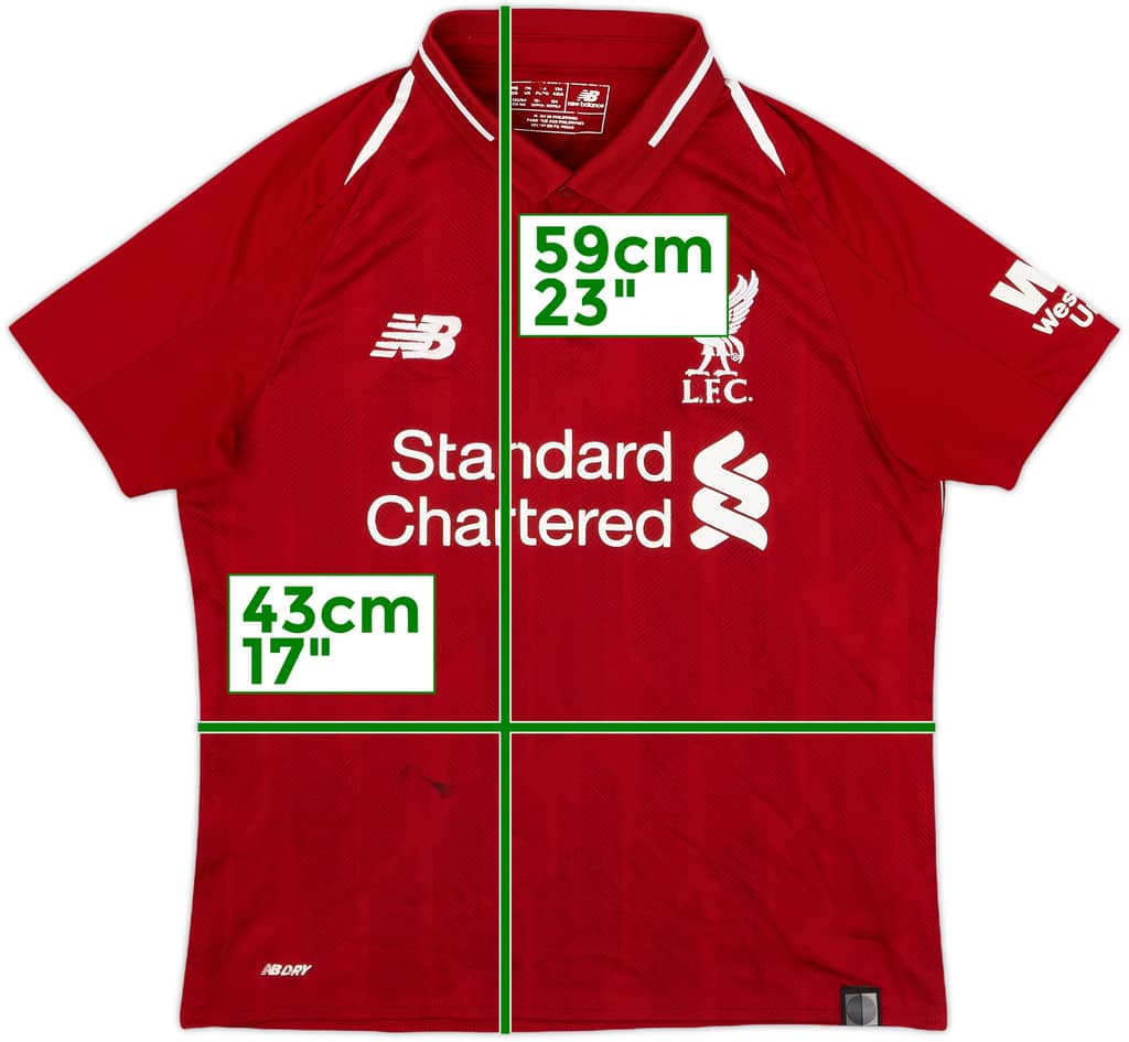 2018-19 Liverpool Home Shirt - 6/10 - (M.Boys)