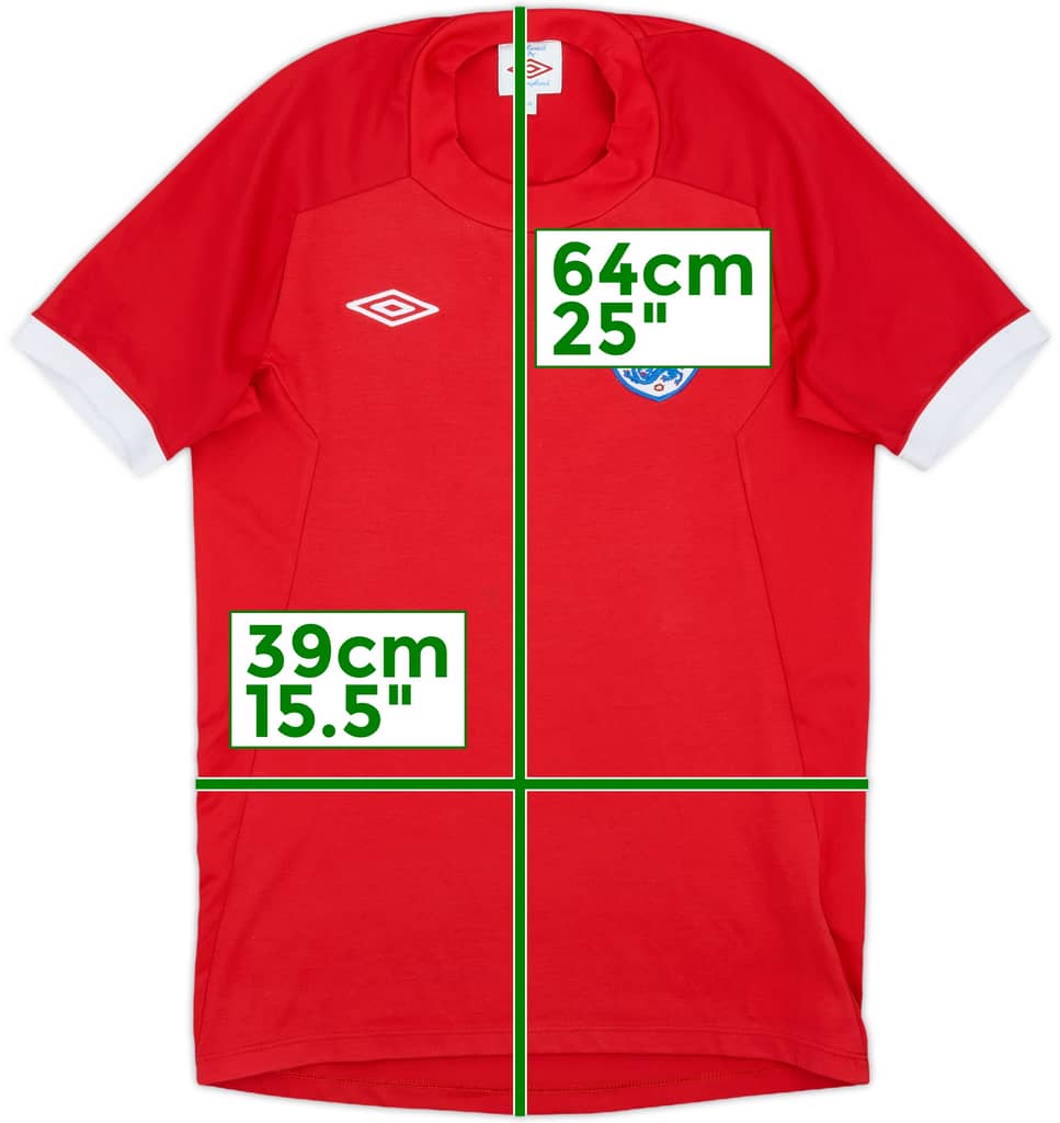 2010-11 England Away Shirt - 6/10 - (M.Boys)