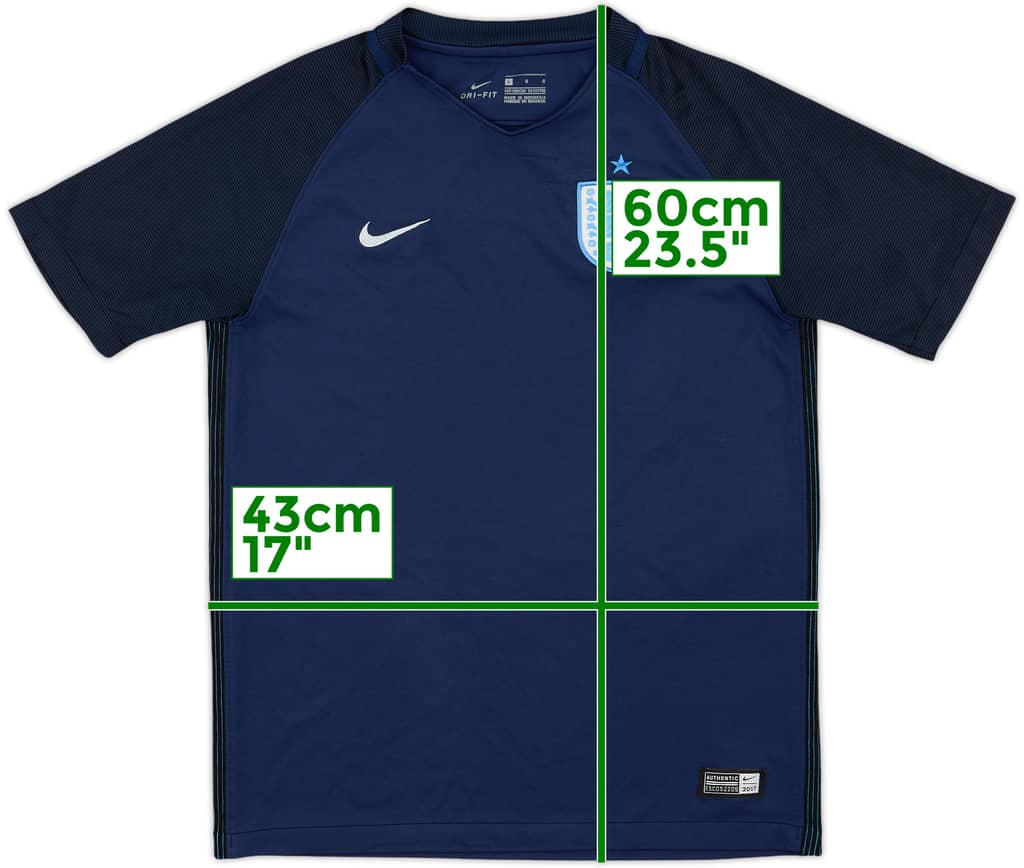2017 England Away Shirt - 8/10 - (L.Boys)