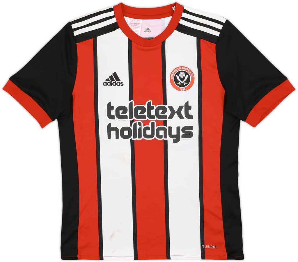 2017-18 Sheffield United Home Shirt - 6/10 - (L.Boys)
