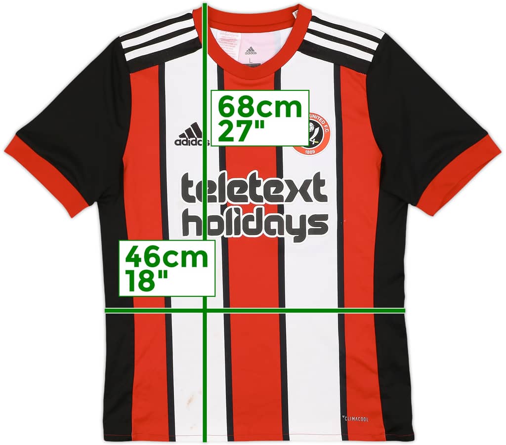 2017-18 Sheffield United Home Shirt - 6/10 - (L.Boys)